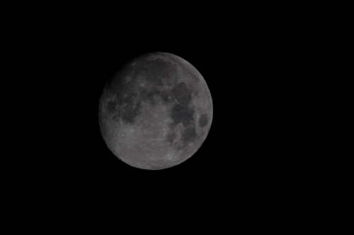 The Moon with a 800mm lens